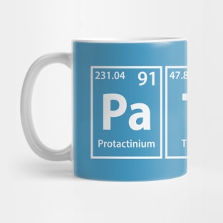 Patio (Pa-Ti-O) Periodic Elements Spelling Mug